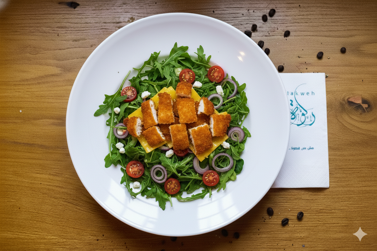 סלט שניצלונים \ سلطة شنيتسلونيم